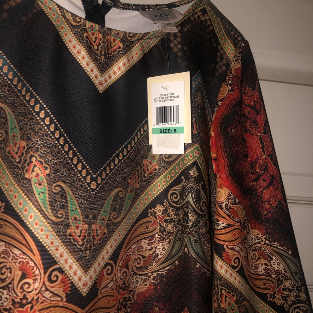 Brand new quarter sleeve knee length dress